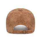 Corduroy Baseball Cap with Adjustable Strap
