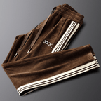 Corduroy Full Zip Jacket and Jogger Track Set for Men | Casual Wear
