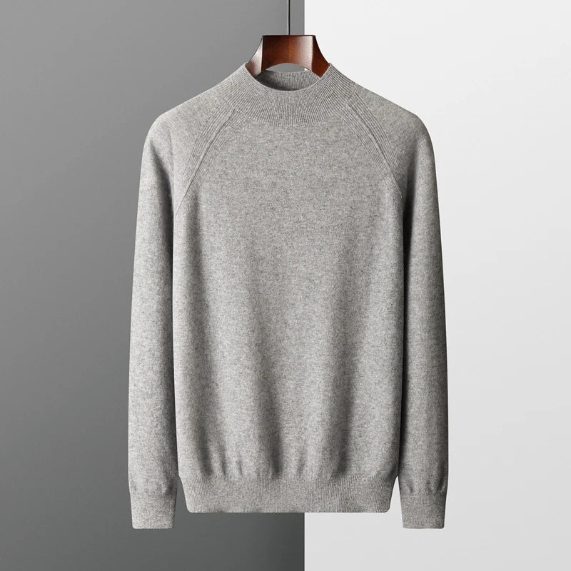 Himalayan Cashmere Crewneck Sweater for Men | Business and Casual Wear