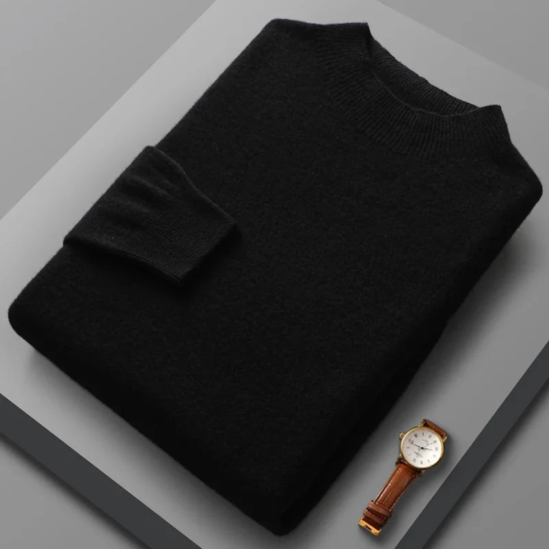 Merino Wool Crewneck Sweater for Men | Everyday Layering
