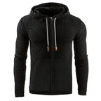 Cotton Blend Full Zip Hoodie for Men | Everyday Wear