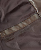Quilted Shoulder Cafe Racer PU Leather Moto Jacket for Men | Casual Wear