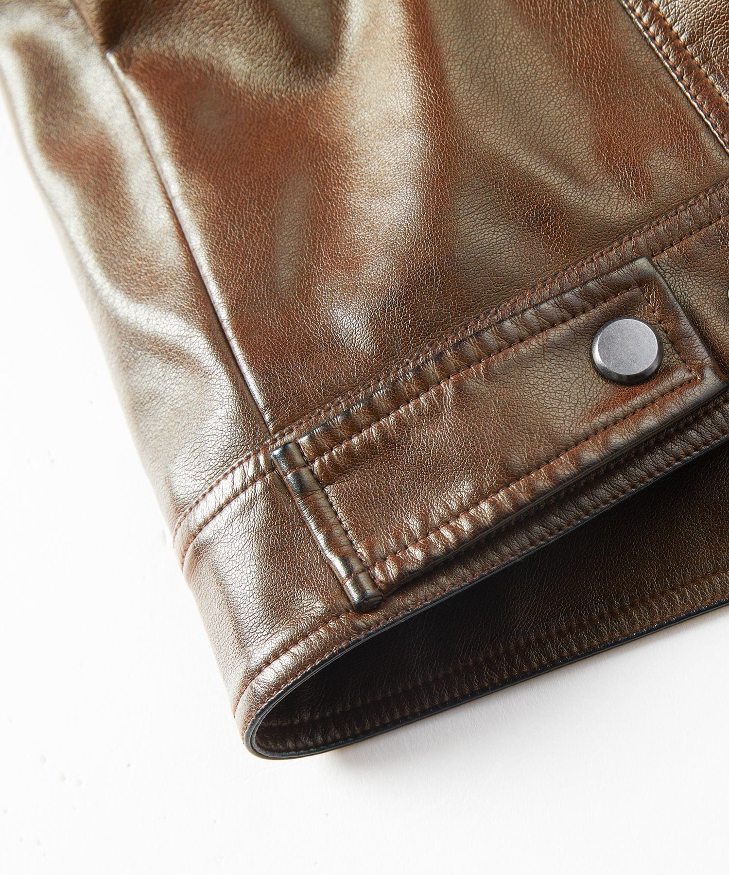 Shearling Collar Insulated PU Leather Aviator Jacket for Men | Winter Outerwear