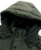 Heavyweight Fleece Lined Hooded Work Jacket for Men | Cold Weather