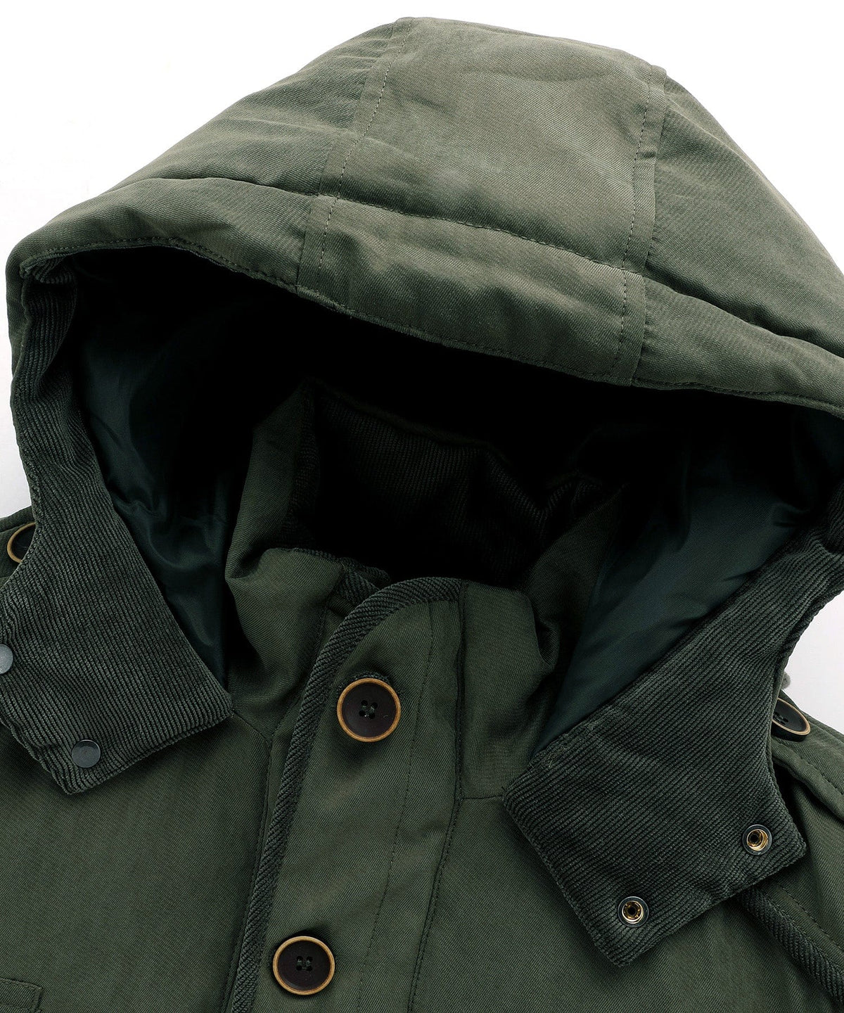 Heavyweight Fleece Lined Hooded Work Jacket for Men | Cold Weather