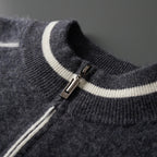 Wool Blend Single Breasted Longline Overcoat for Men | Winter Outerwear