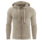 Cotton Blend Full Zip Hoodie for Men | Everyday Wear