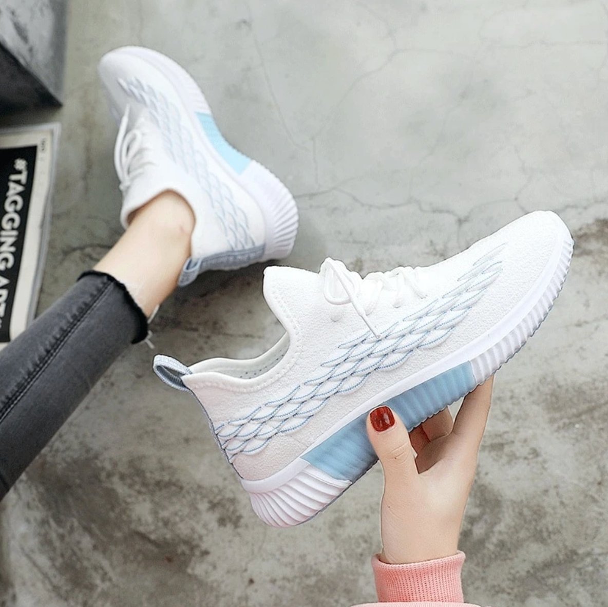 Vulcanised Sole Mesh Running Shoes for Men | Active Lifestyle