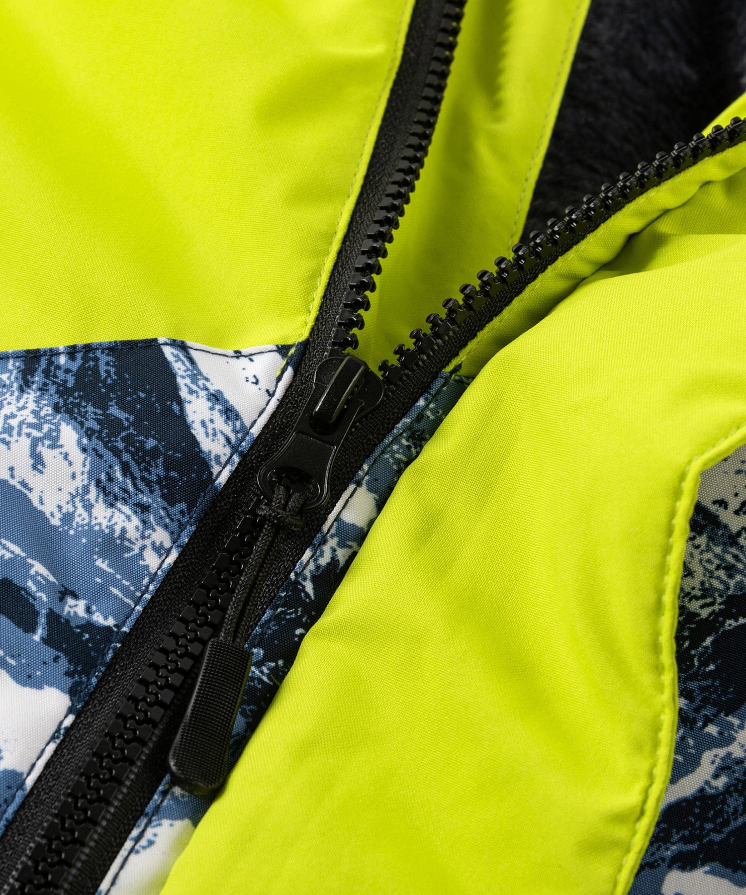 Glacier Print Insulated Hooded Winter Jacket for Men | Outdoor Wear