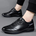Genuine Cow Leather Low Profile Sneakers for Men | Casual Wear