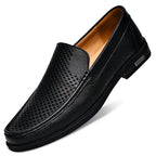 Genuine Leather British Moccasin Slip On Loafers for Men | Formal and Autumn Wear