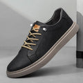 Leather Oxford Style Lace Up Sneakers for Men | Office and Casual Wear