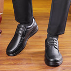 Genuine Leather Cushioned Walking Shoes for Men | Daily and Travel Wear