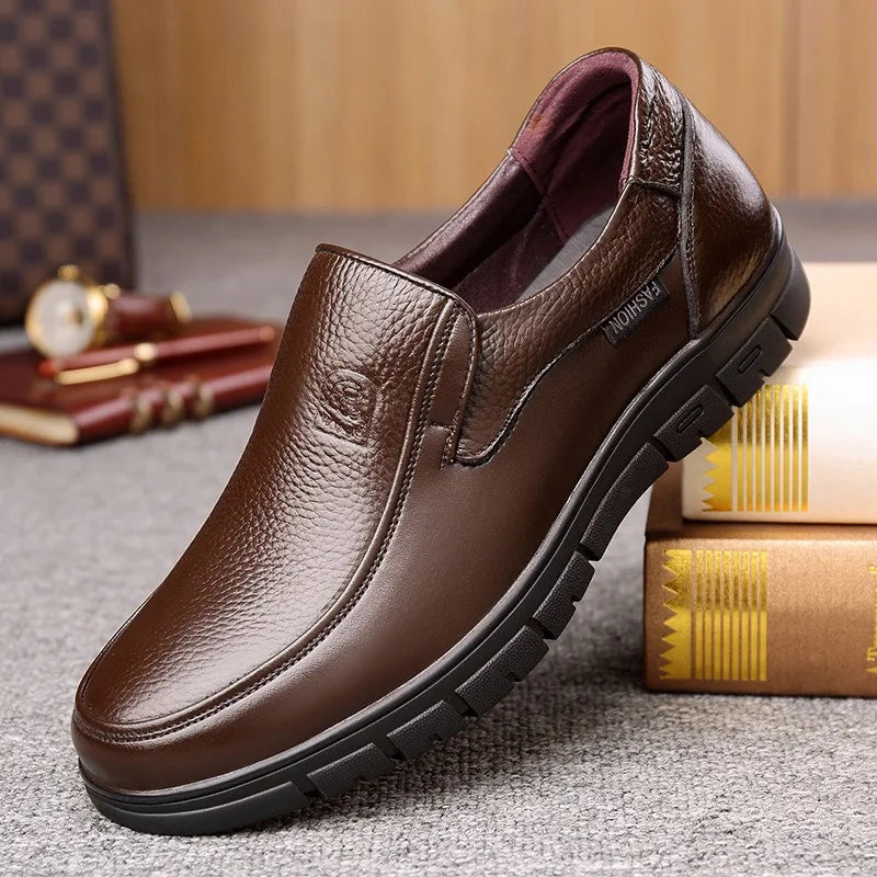 Genuine Leather Slip On Loafers for Men | Business and Everyday Wear