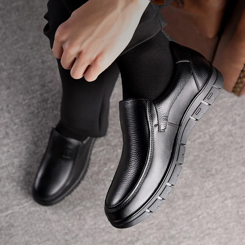 Genuine Leather Slip On Loafers for Men | Business and Everyday Wear