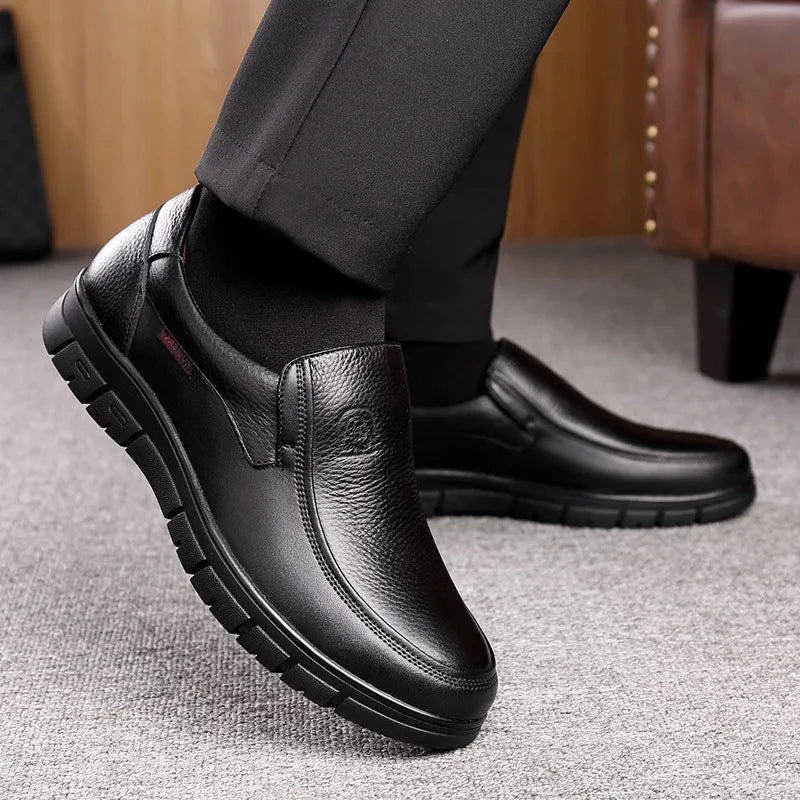 Genuine Leather Slip On Loafers for Men | Business and Everyday Wear