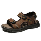 Genuine Leather Adjustable Strap Sandals for Men | Summer and Travel Wear