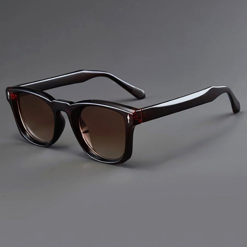 Gradient Lens Full-Rim Square Sunglasses
