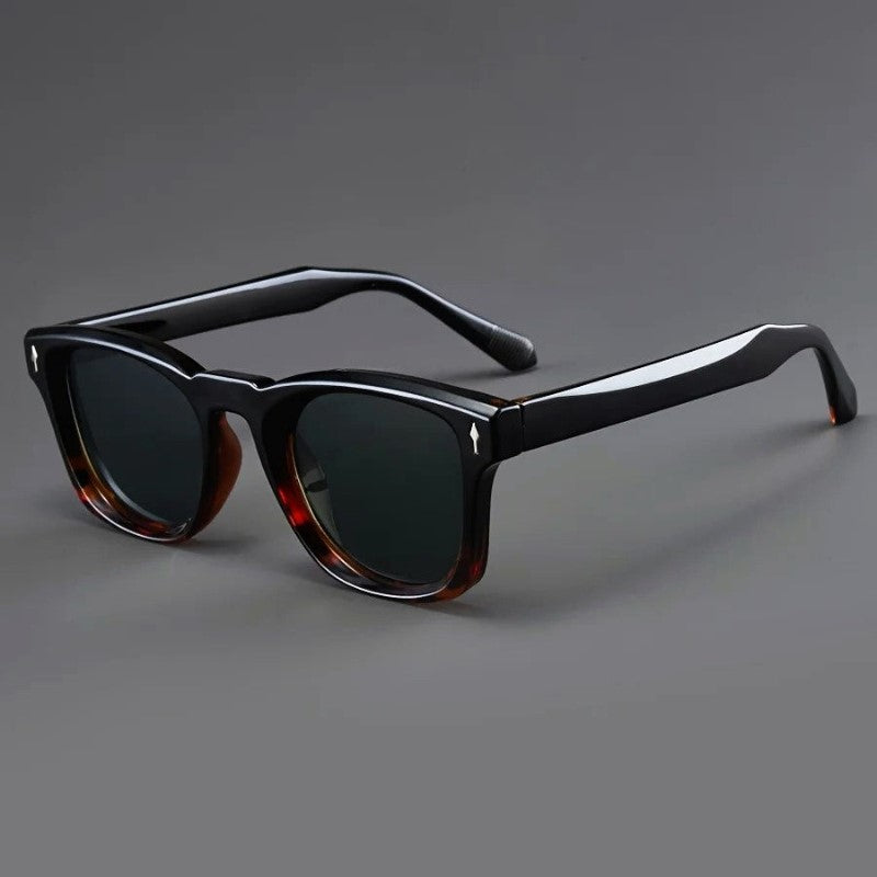 Gradient Lens Full-Rim Square Sunglasses
