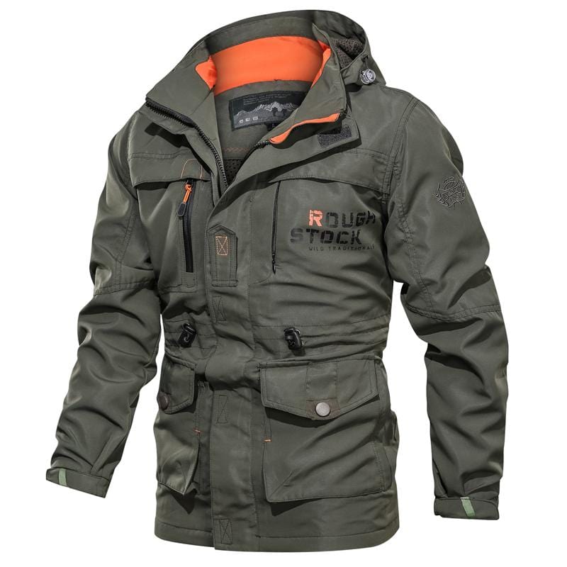 Lightweight Packable Hooded Coat with Multiple Pockets for Men | Travel
