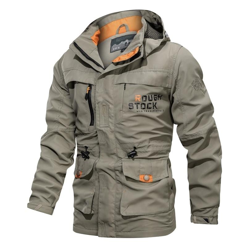 Lightweight Packable Hooded Coat with Multiple Pockets for Men | Travel