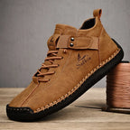 Handmade Leather Lace Up Ankle Boots for Men | Urban and Outdoor Wear