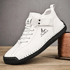 Handmade Leather Lace Up Ankle Boots for Men | Urban and Outdoor Wear