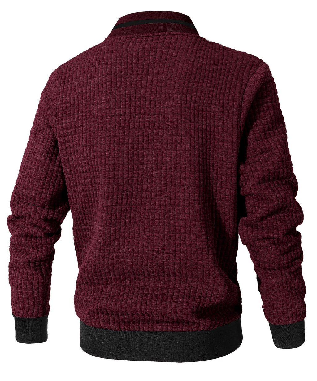 Minimalist Lightweight Zip Up Jacket with Sleeve Pocket for Men | Commuter Wear