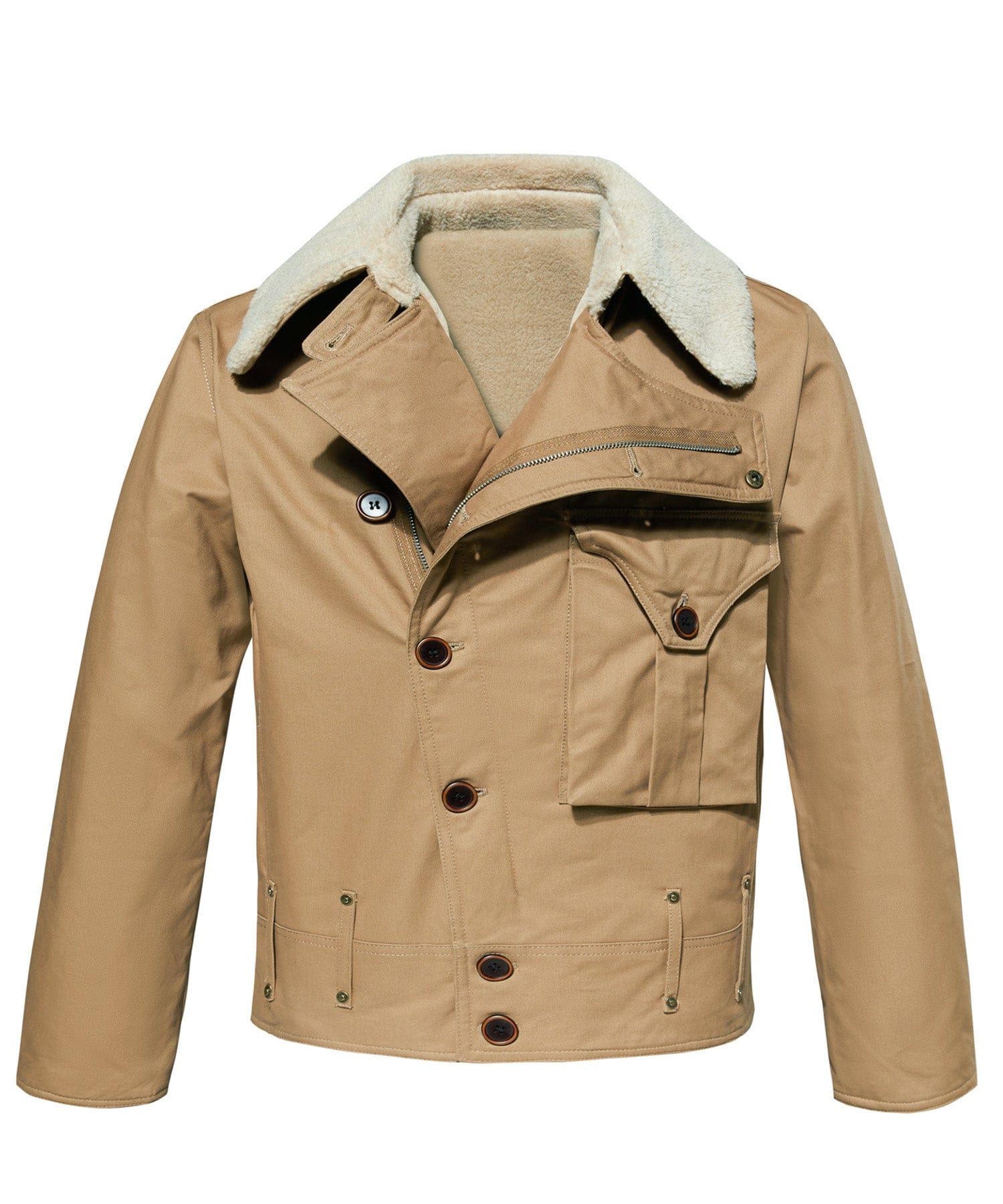 Canvas Aviator Style Jacket for Men | Outdoor Wear