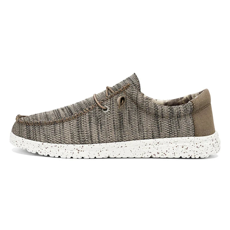 Lightweight Knit Flat Sneakers for Men | Travel and Weekend Wear