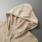 Himalayan Cashmere Knit Hoodie and Jogger Set for Men | Cold Weather Wear