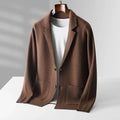 Merino Wool Knit Blazer Cardigan for Men | Office and Casual Wear