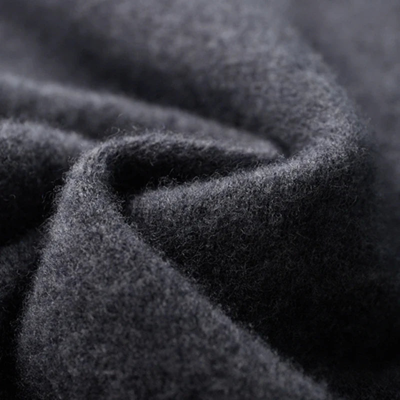Cashmere Knit Zip Up Cardigan and Trouser Set for Men | Winter Wear