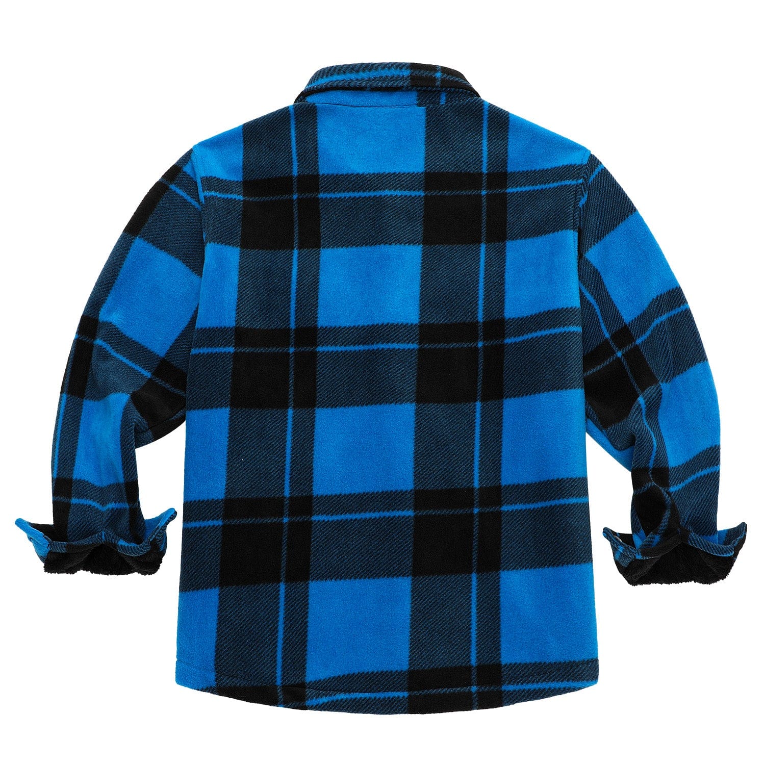 Lined Plaid Flannel Shirt Jacket for Men | Cold Weather Layering