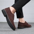 Perforated Leather Brogue Oxford Shoes for Men | Business and Formal Wear