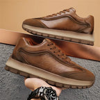 Leather Cushioned Comfort Sneakers for Men | Everyday Wear