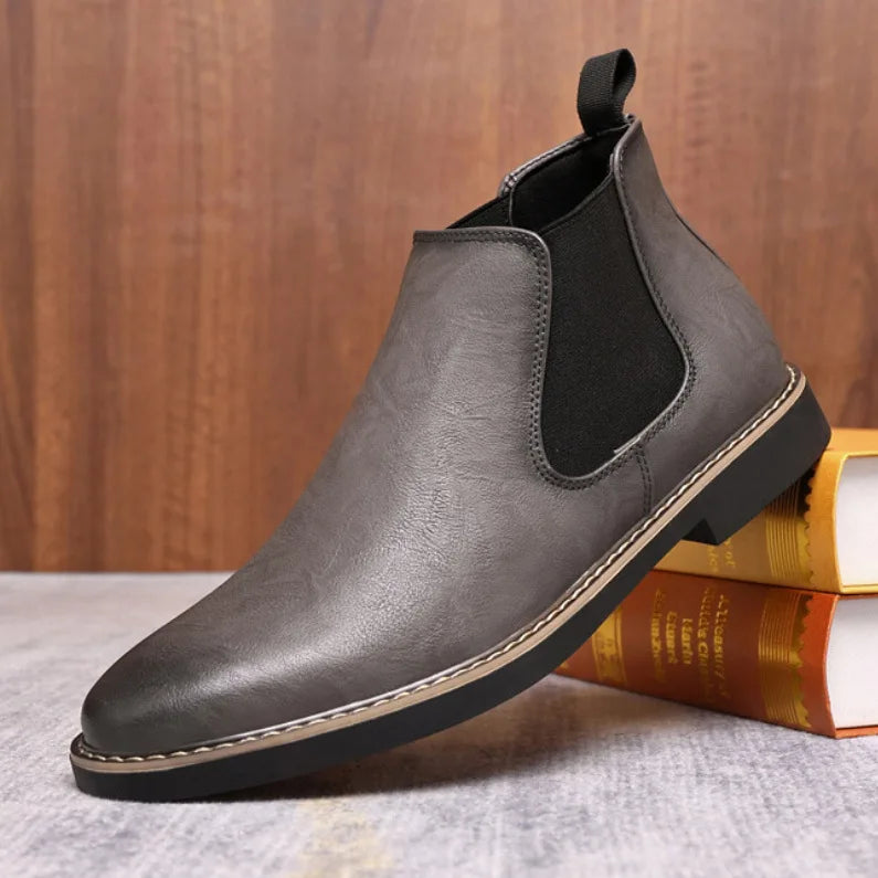 Leather Chelsea Ankle Boots for Men | Business and Casual Wear