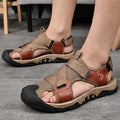 Leather and Mesh Outdoor Sandals for Men | Beach and Trail Wear