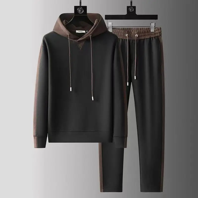 Lightweight Hooded Tracksuit Two Piece Set for Men | Everyday Wear