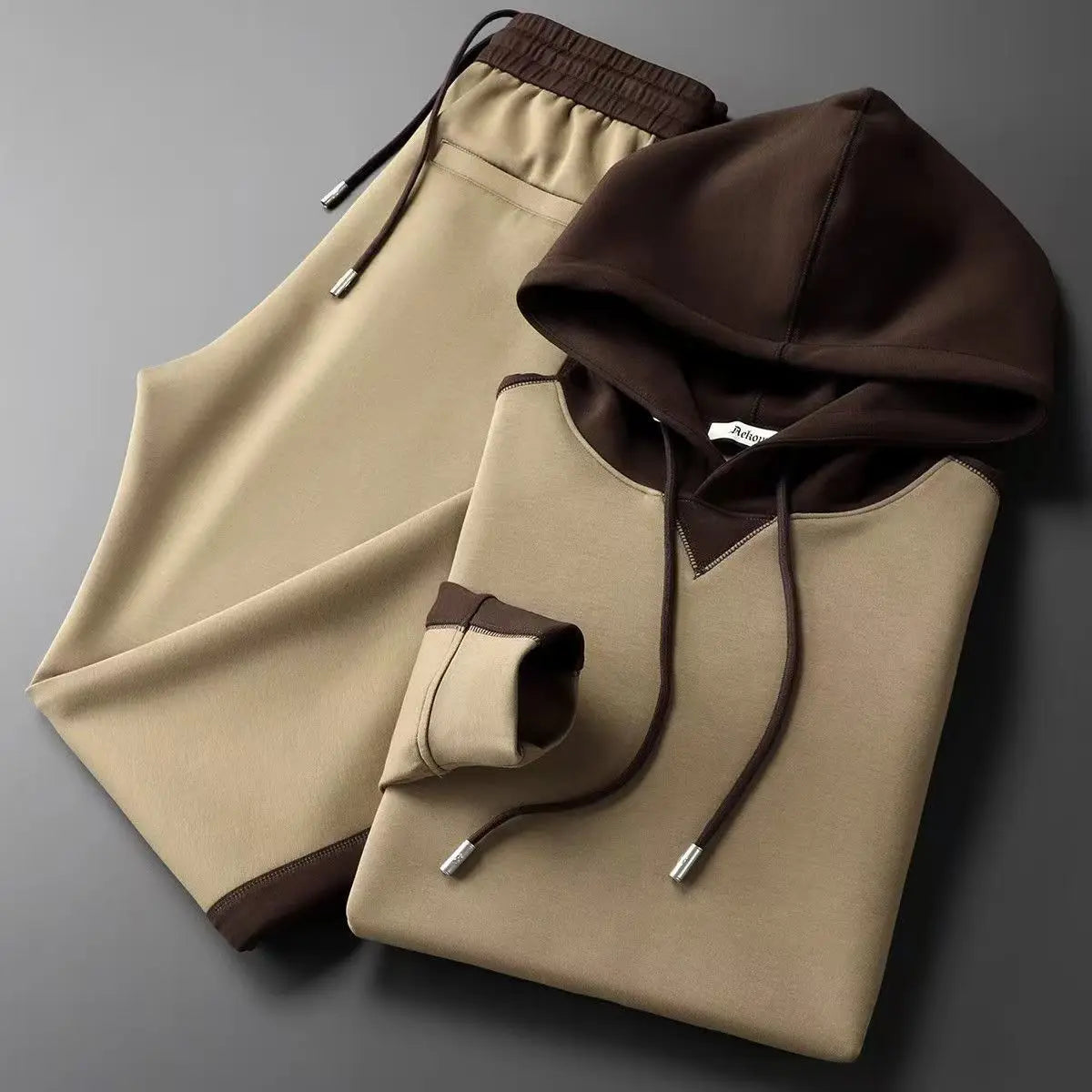 Lightweight Hooded Tracksuit Two Piece Set for Men | Everyday Wear