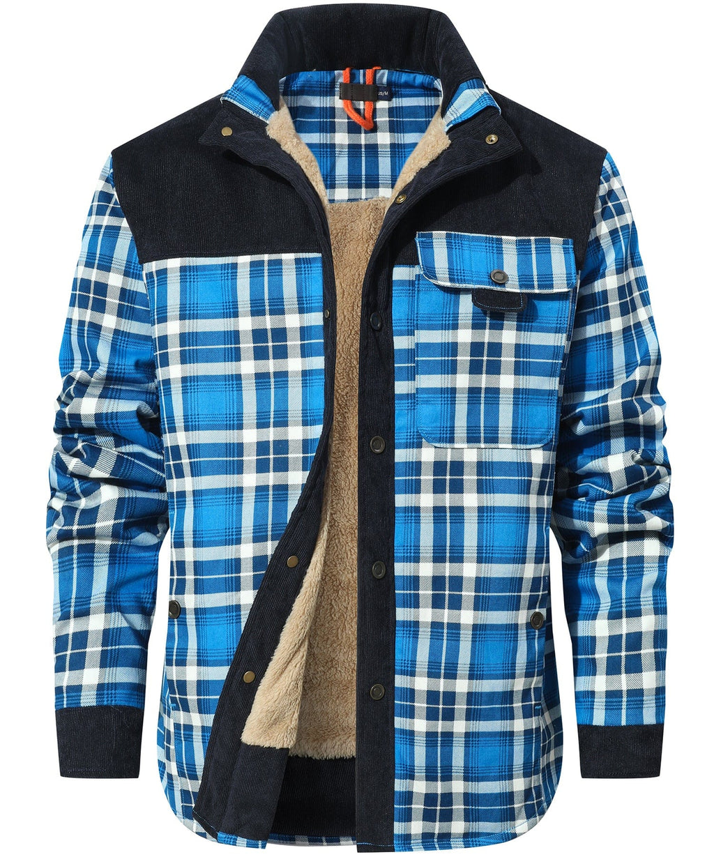 Cotton Blend Outdoor Jacket for Men | Everyday Wear