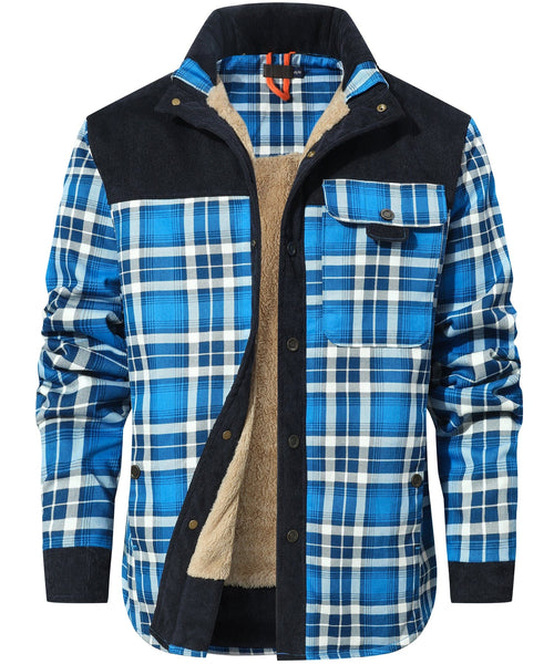 Cotton Blend Outdoor Jacket for Men | Everyday Wear