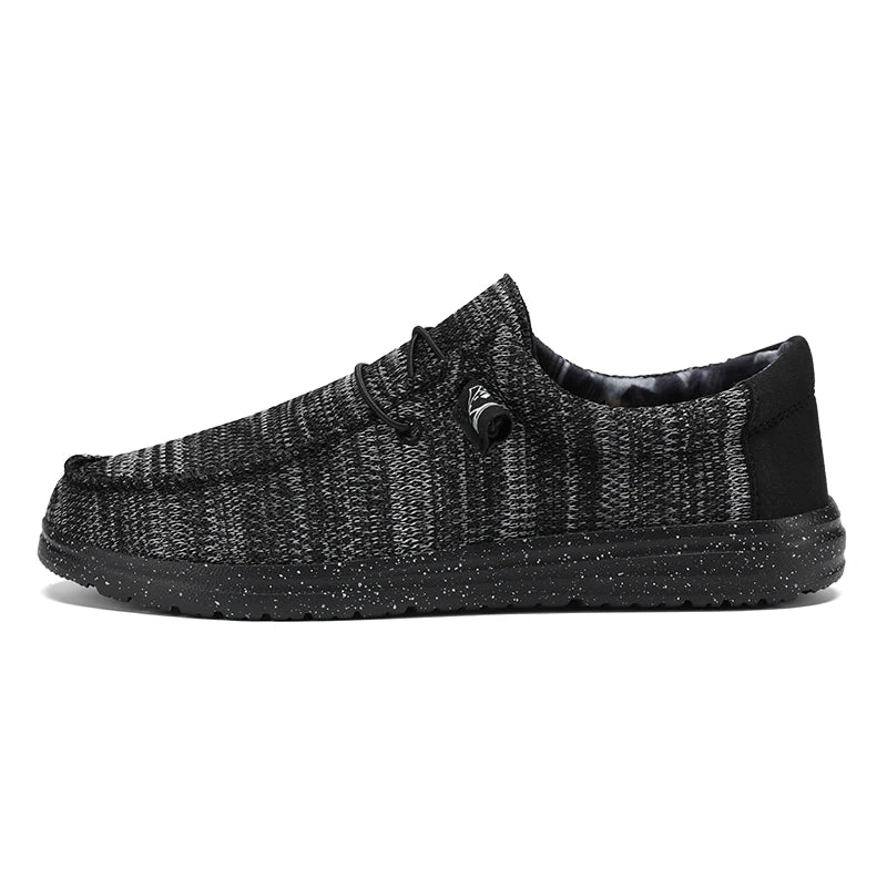 Lightweight Knit Flat Sneakers for Men | Travel and Weekend Wear
