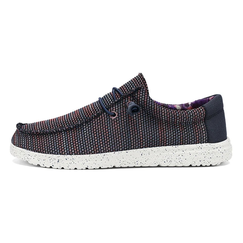 Lightweight Knit Flat Sneakers for Men | Travel and Weekend Wear