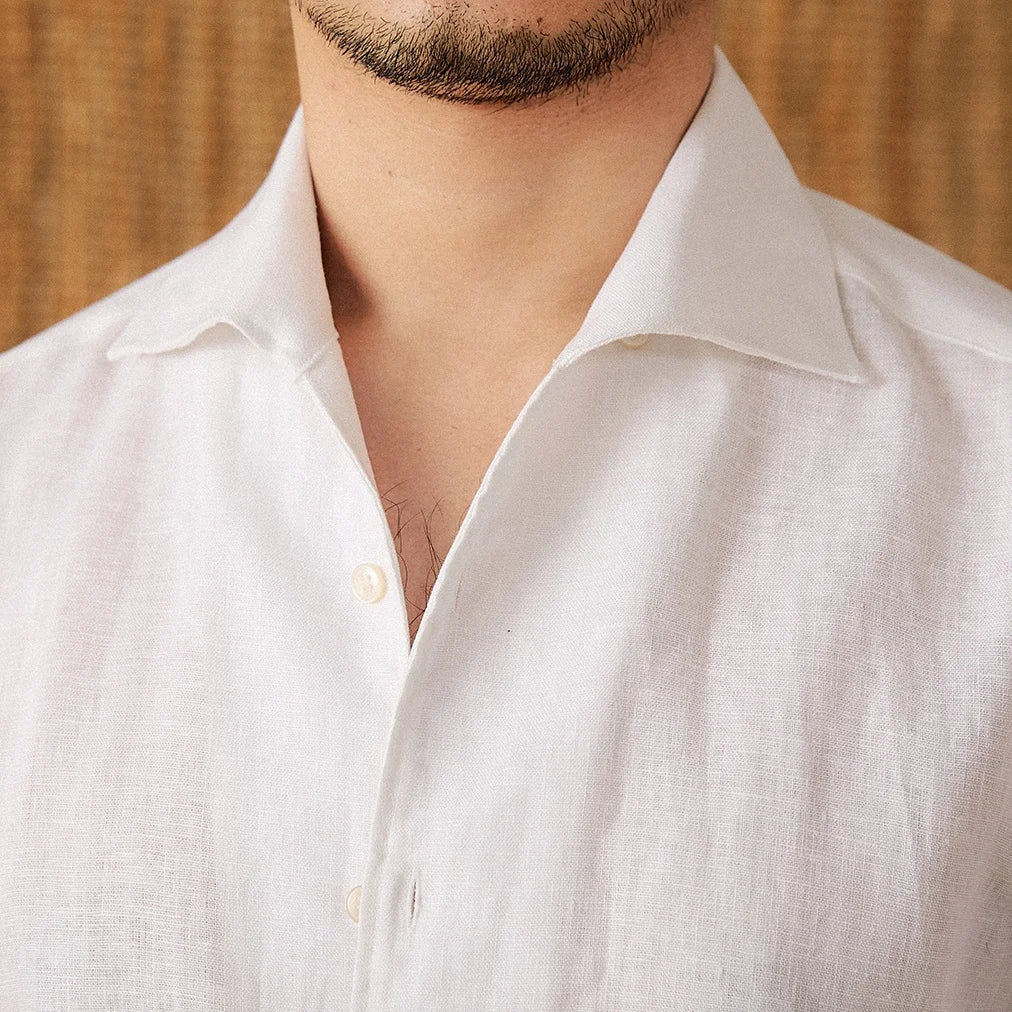 Lightweight Linen Button Up Shirt for Men | Summer and Travel Wear