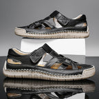 Quick Dry Velcro Strap Beach Sandals for Men | Summer Wear