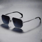 Lorènti Titanium Frame Geometric Sunglasses