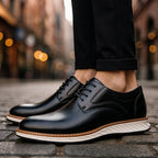 Lorenzo Vitali Lace-Up Shoes with Perforated Finish