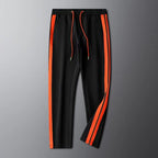 Embroidered Contrast Trim Tracksuit Set for Men | Streetwear and Travel