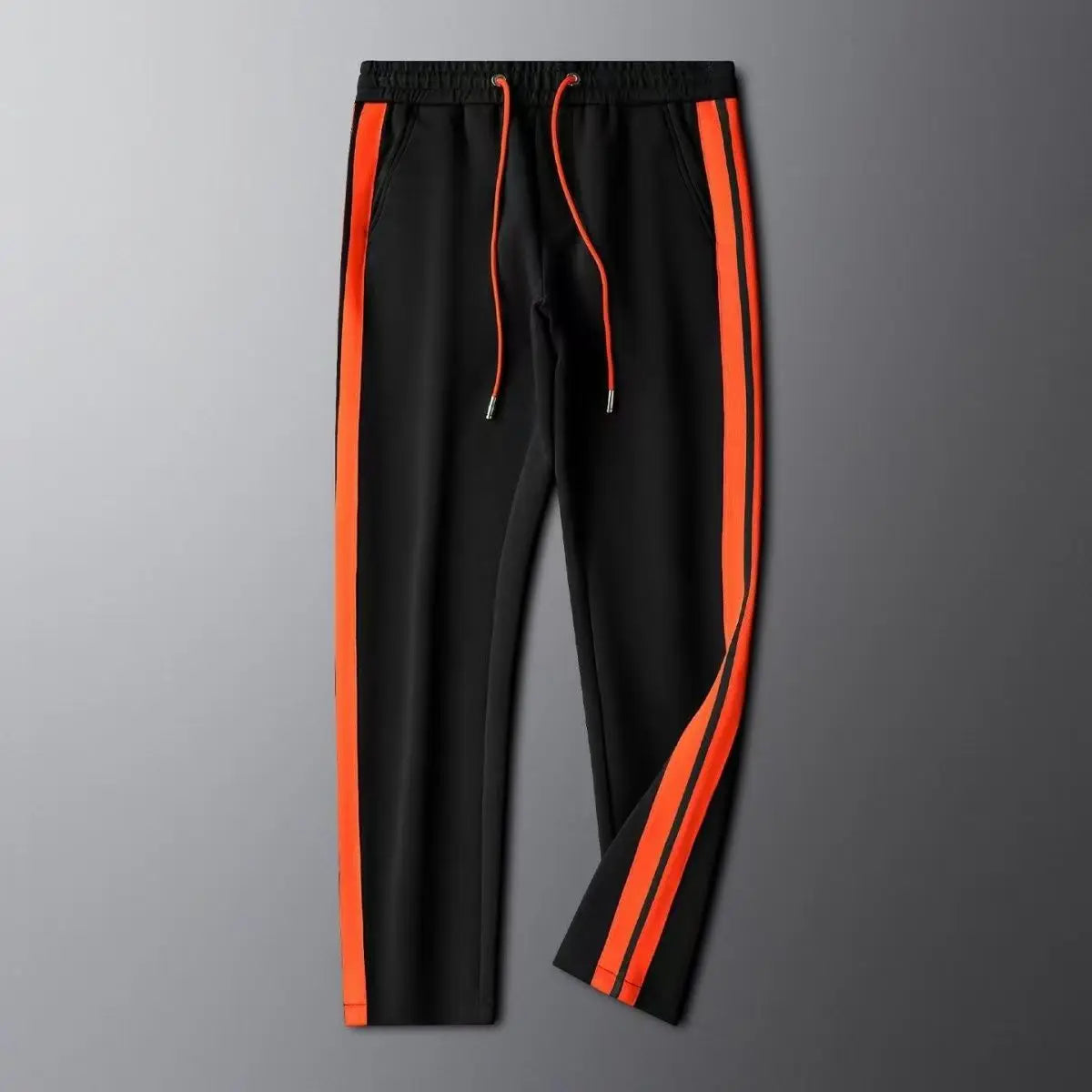 Embroidered Contrast Trim Tracksuit Set for Men | Streetwear and Travel